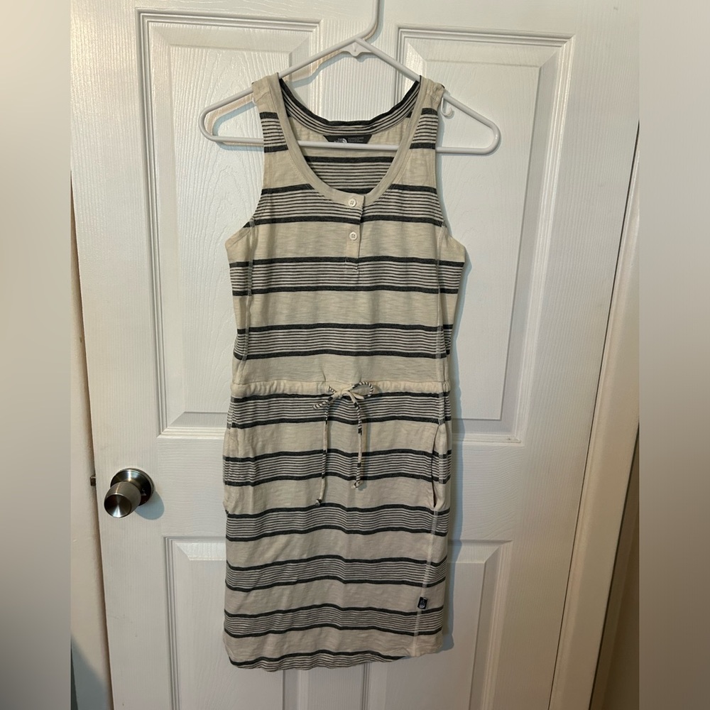 The North Face striped tank dress size Small